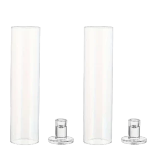 Protection en verre pour bougie chandelle