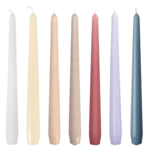 Bougie chandelle — <i>Différents coloris disponibles</i>
