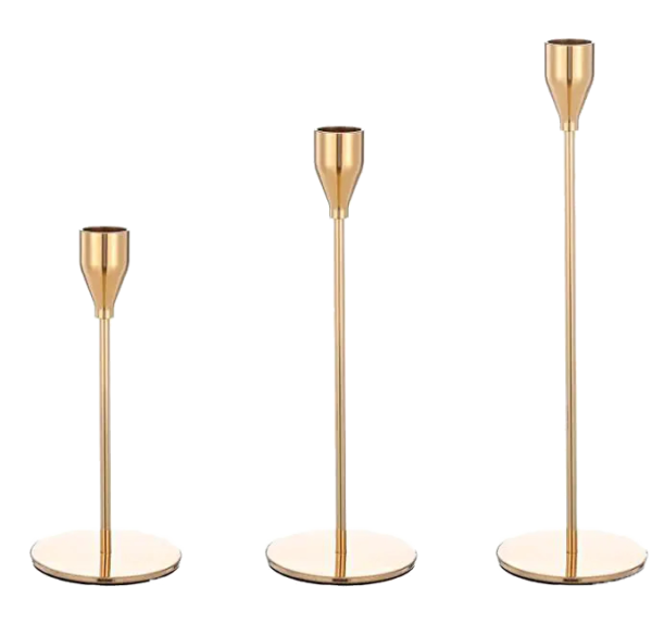 Chandeliers dorés - Lot de 3