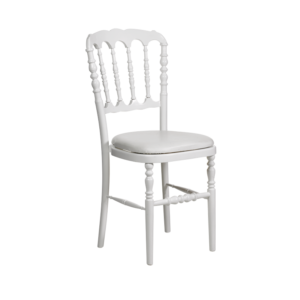Chaise Napoléon – Finition Blanche