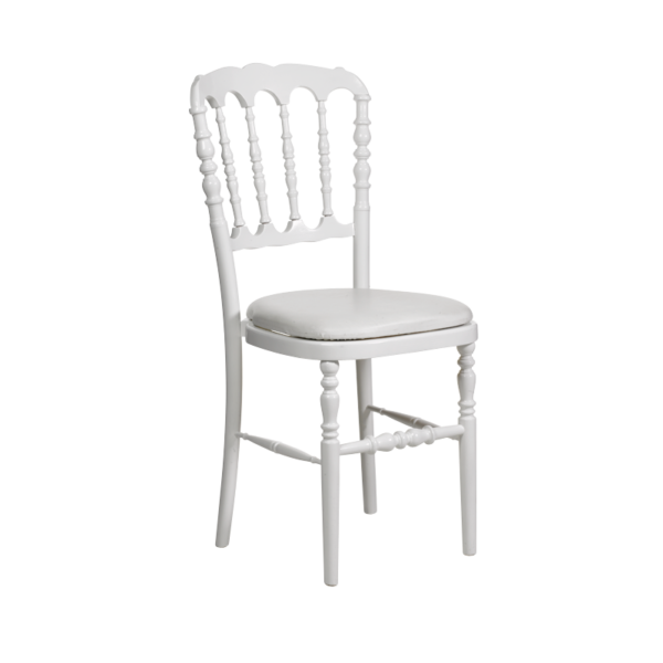 Chaise Napoléon – Finition Blanche