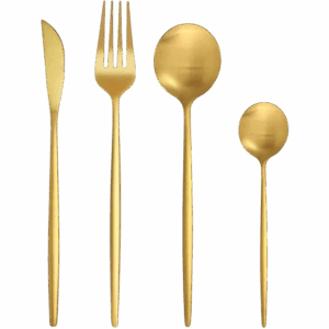 Couverts Lise Or – Intemporels & Raffinés