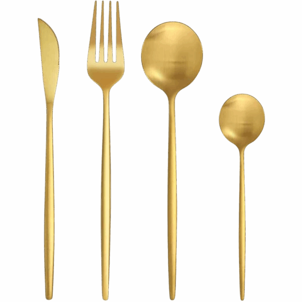 Couverts Lise Or – Intemporels & Raffinés