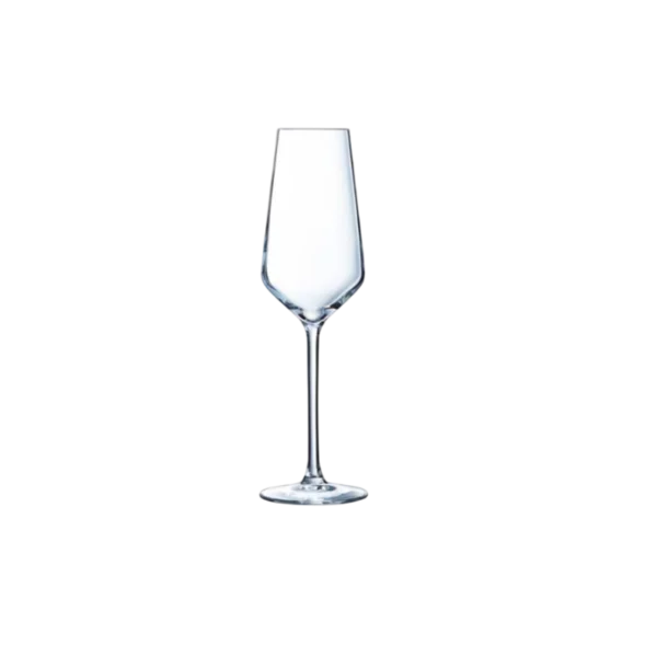 Flûte à champagne Maya – Élégance Anguleuse