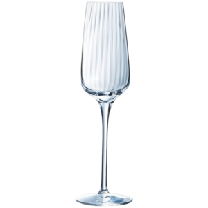 Flûte à champagne Line – Élégance Striée