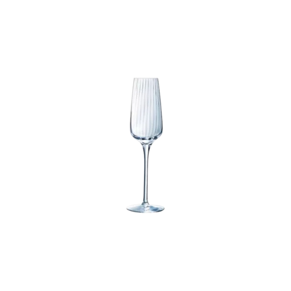 Flûte à champagne Line – Élégance Striée