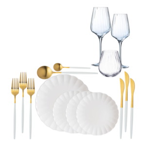 vaisselle élégante mariage location