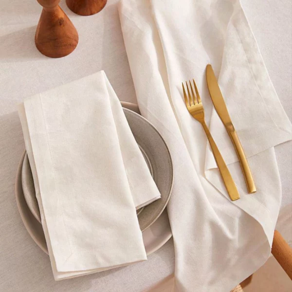 Serviettes blanche