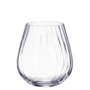 Verre gobelet Line – Élégance Striée